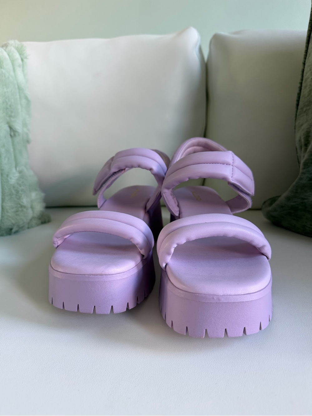 ALDO Lavender Platform Sandals